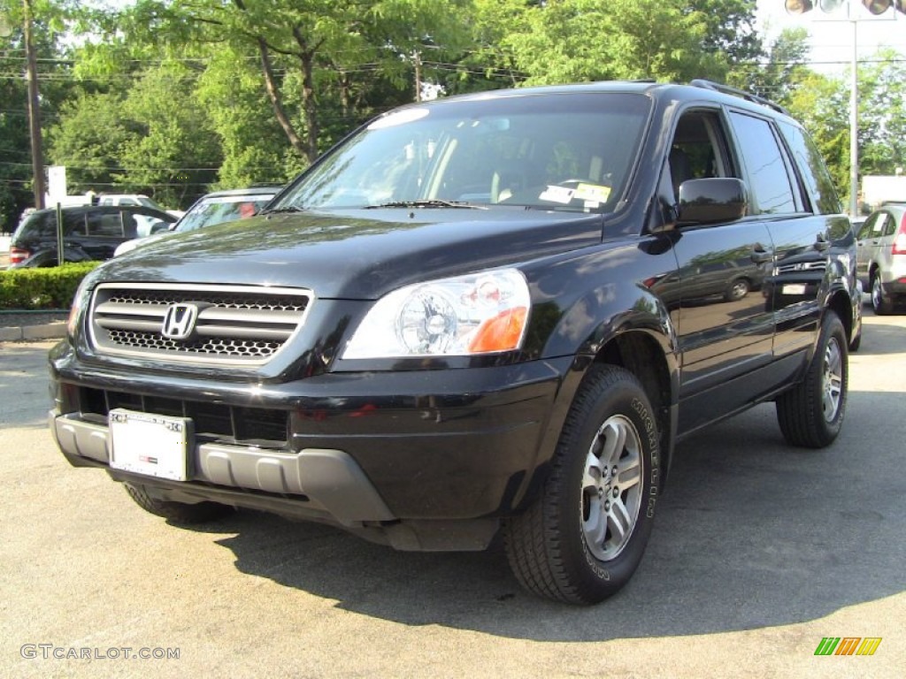 Nighthawk Black Pearl 2005 Honda Pilot EX-L 4WD Exterior Photo #50644857