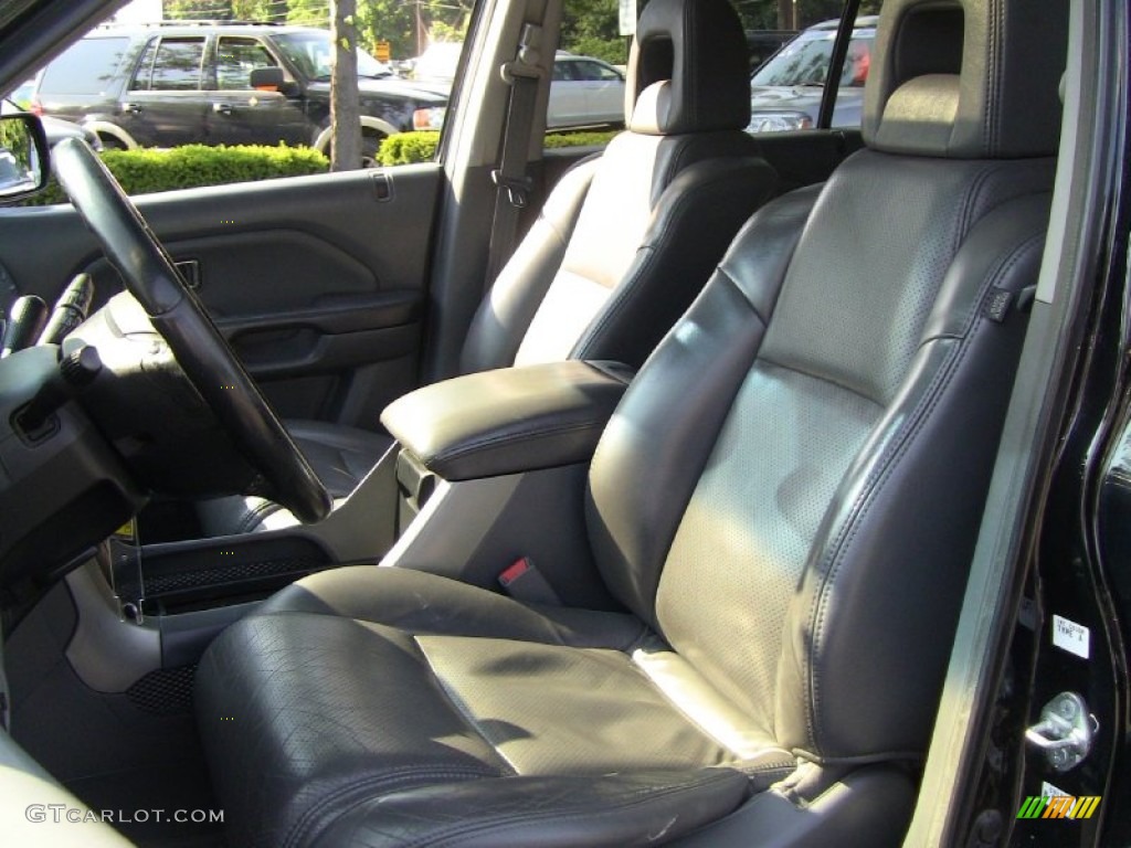 Gray Interior 2005 Honda Pilot EX-L 4WD Photo #50644980