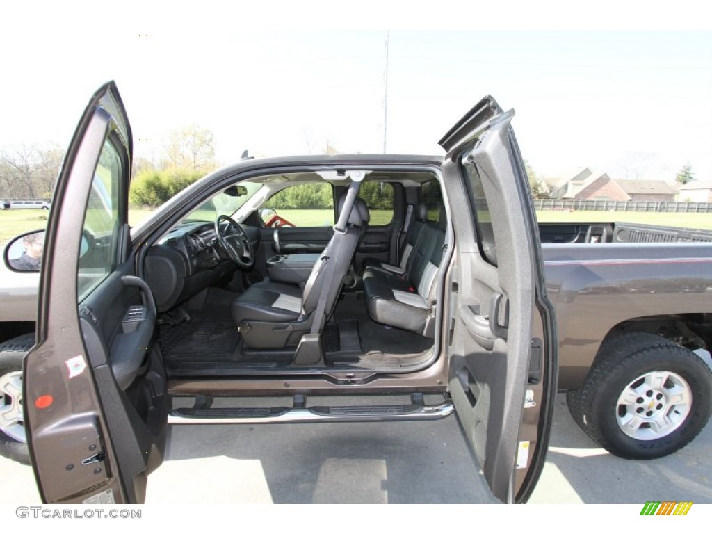 2007 Silverado 1500 LT Extended Cab 4x4 - Graystone Metallic / Ebony Black photo #9