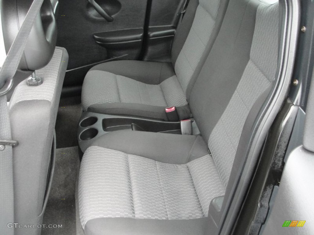 Black Interior 2007 Saturn ION 2 Quad Coupe Photo #50645922