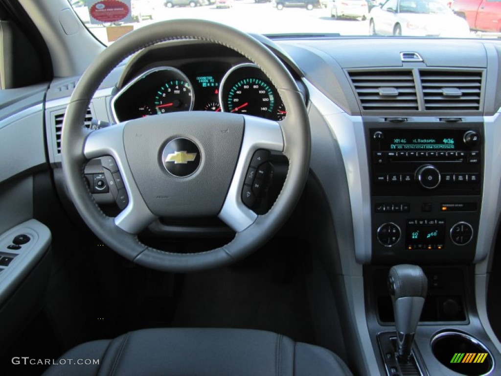 2011 Chevrolet Traverse LT AWD Dark Gray/Light Gray Dashboard Photo #50646642