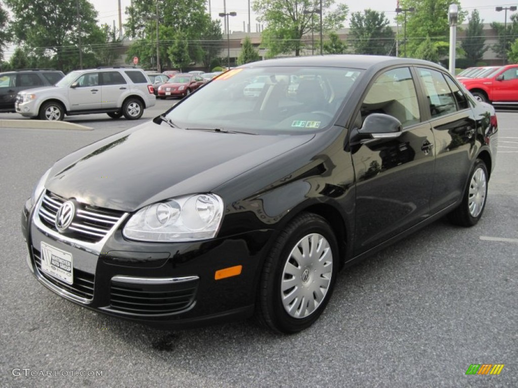 Black Uni 2009 Volkswagen Jetta S Sedan Exterior Photo #50646987