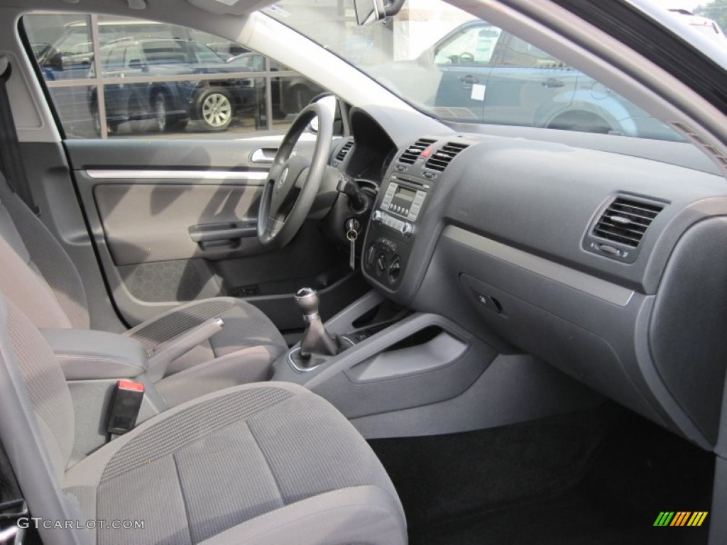 Anthracite Interior 2009 Volkswagen Jetta S Sedan Photo #50646993