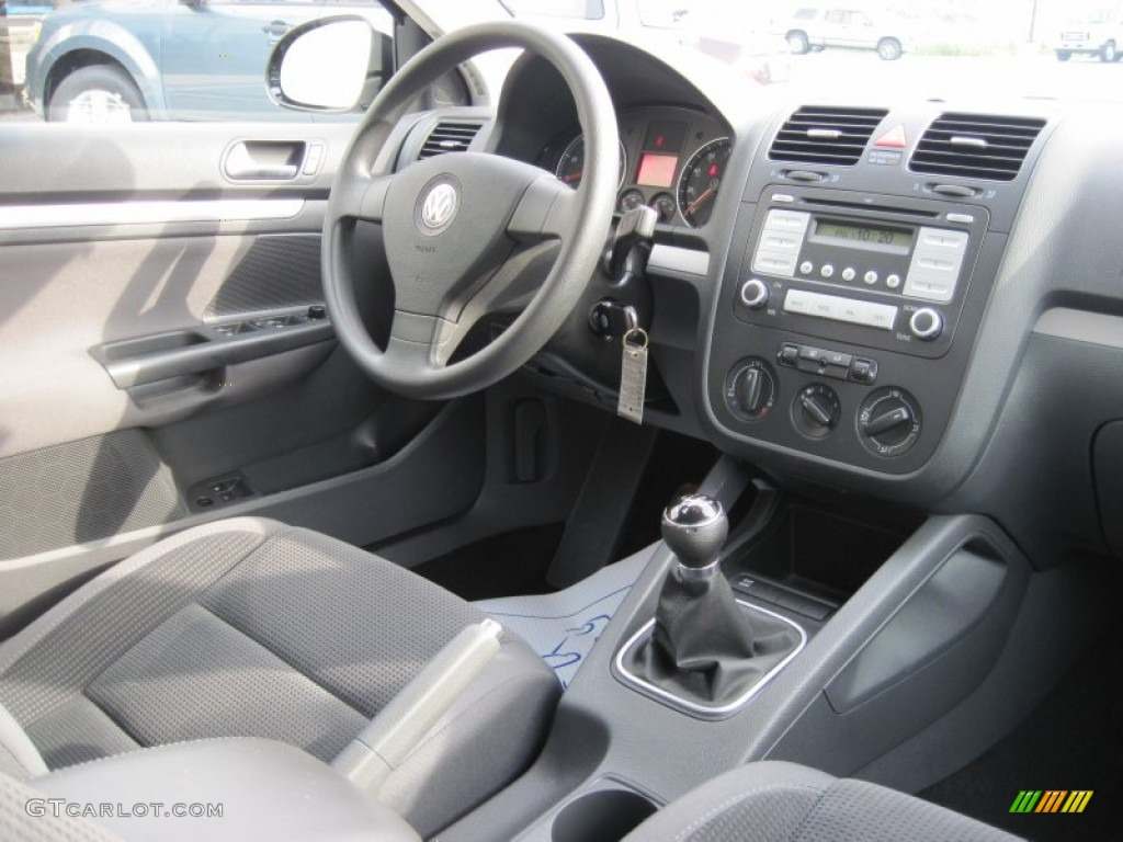 Anthracite Interior 2009 Volkswagen Jetta S Sedan Photo #50646999