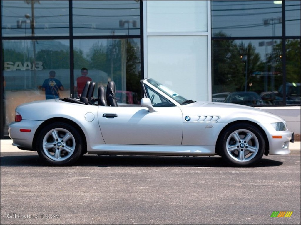 Titanium Silver Metallic 2000 BMW Z3 2.3 Roadster Exterior Photo #50647014