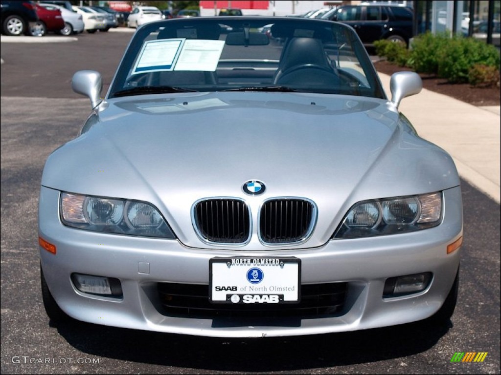 2000 Z3 2.3 Roadster - Titanium Silver Metallic / Black photo #5