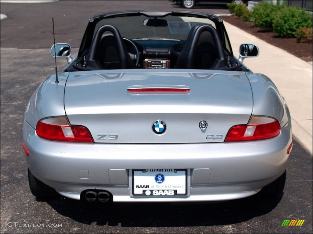2000 Z3 2.3 Roadster - Titanium Silver Metallic / Black photo #6