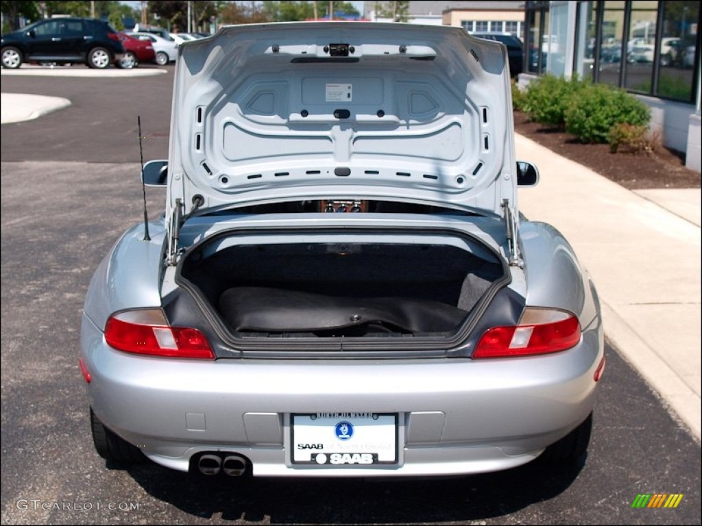 2000 Z3 2.3 Roadster - Titanium Silver Metallic / Black photo #7