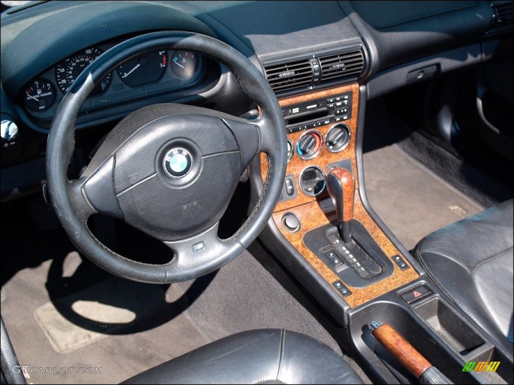 2000 Z3 2.3 Roadster - Titanium Silver Metallic / Black photo #9