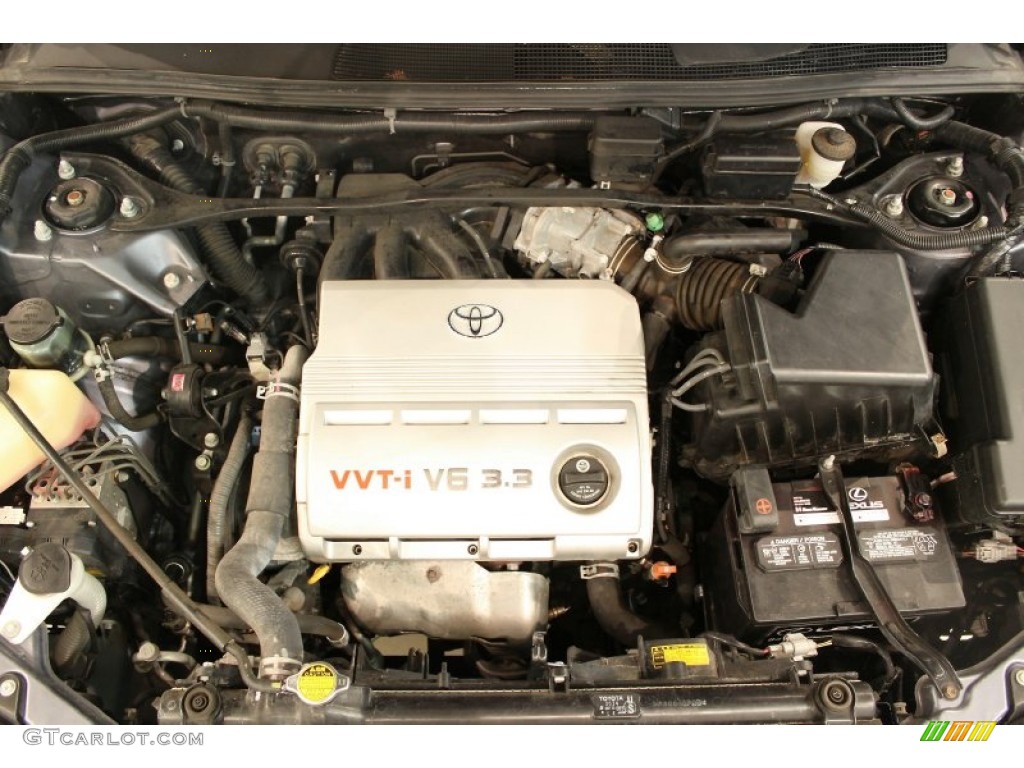 2004 Highlander V6 4WD - Bluestone Metallic / Ivory photo #24