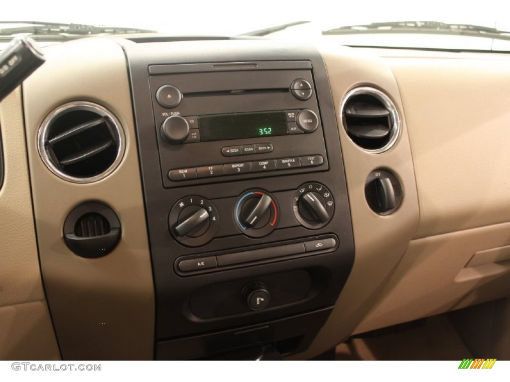 2005 F150 XLT SuperCrew - Aspen Green Metallic / Tan photo #9