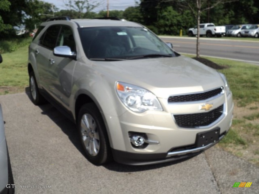 2011 Equinox LT - Gold Mist Metallic / Jet Black photo #3