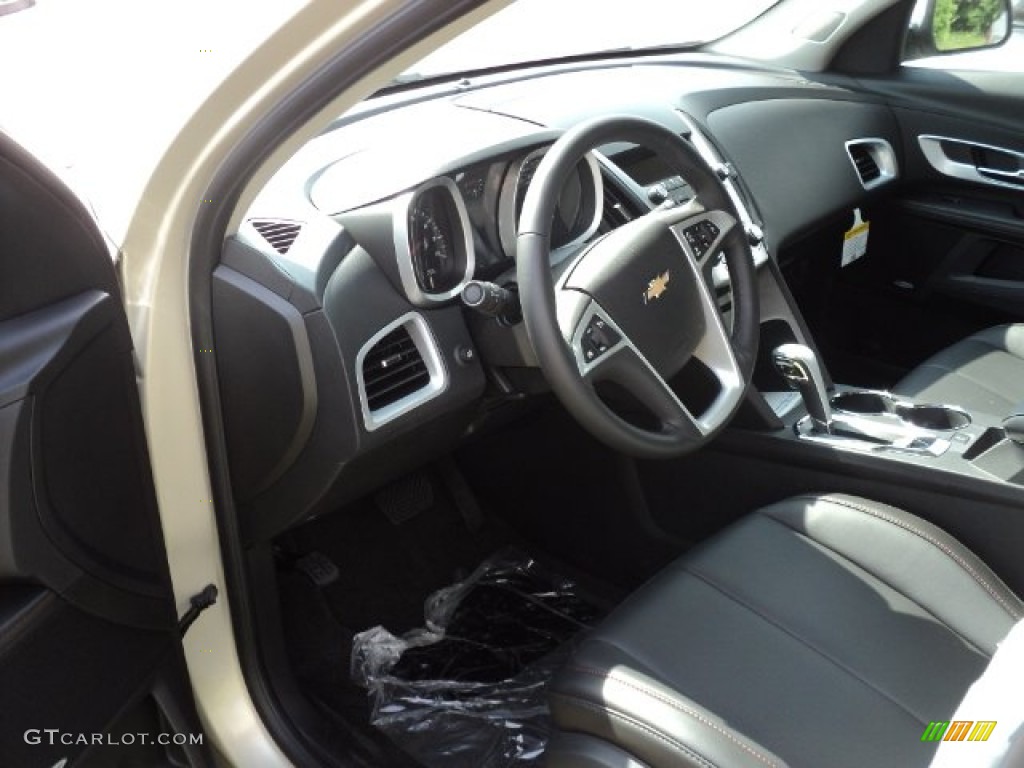 2011 Equinox LT - Gold Mist Metallic / Jet Black photo #7