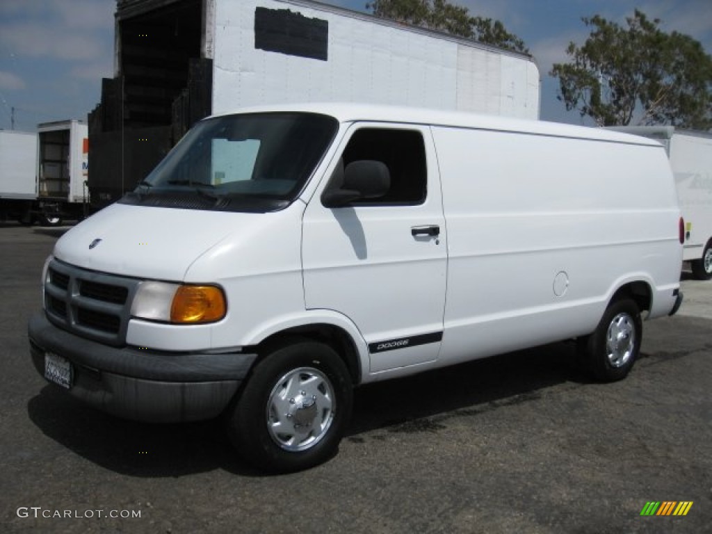 1999 Ram Van 2500 Commercial - Bright White / Mist Gray photo #3