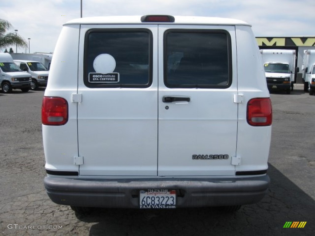 1999 Ram Van 2500 Commercial - Bright White / Mist Gray photo #5