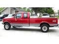 1997 Toreador Red Metallic Ford F250 XLT Extended Cab 4x4 #50648978