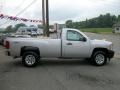 2011 Sheer Silver Metallic Chevrolet Silverado 1500 Regular Cab 4x4  photo #8