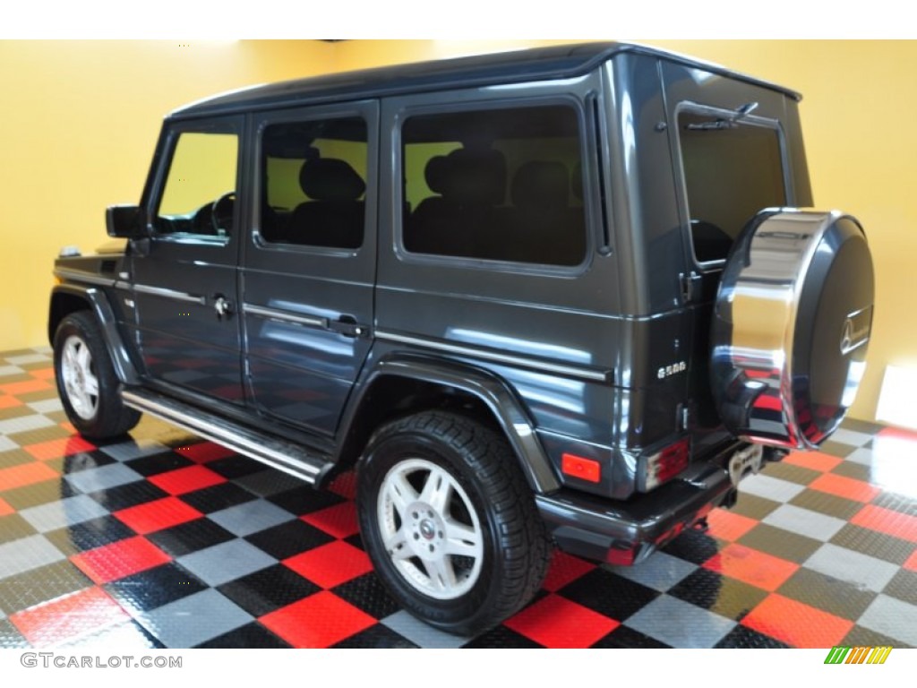 2002 G 500 - Tectite Gray Metallic / Black photo #3