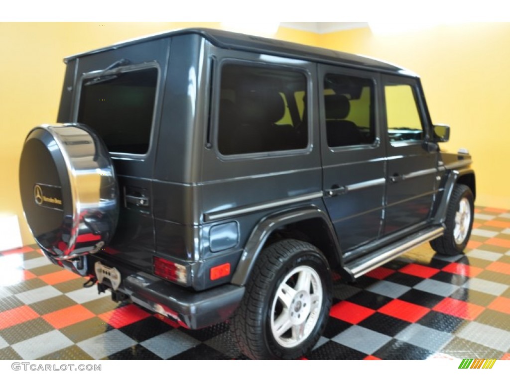 2002 G 500 - Tectite Gray Metallic / Black photo #4