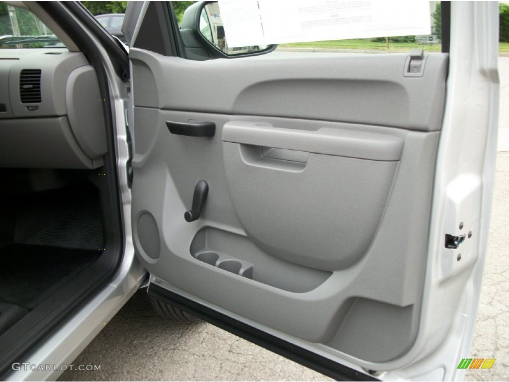 2011 Silverado 1500 Regular Cab 4x4 - Sheer Silver Metallic / Dark Titanium photo #24