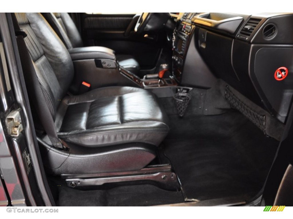 2002 G 500 - Tectite Gray Metallic / Black photo #17