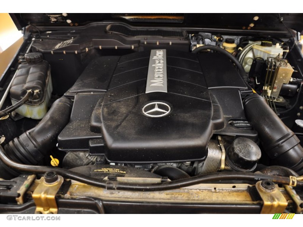 2002 G 500 - Tectite Gray Metallic / Black photo #18