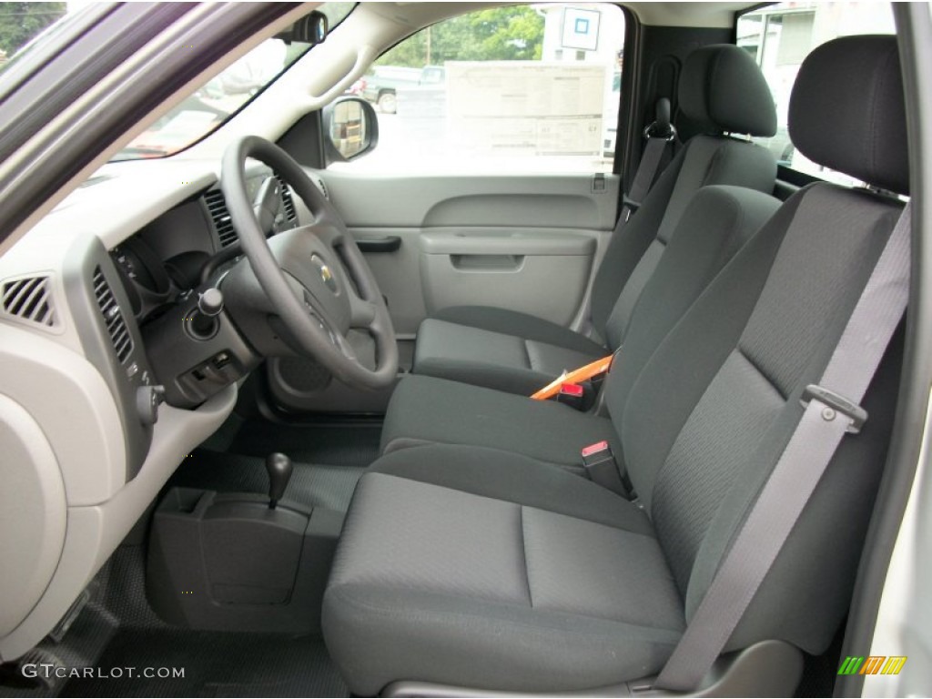 2011 Silverado 1500 Regular Cab 4x4 - Sheer Silver Metallic / Dark Titanium photo #44