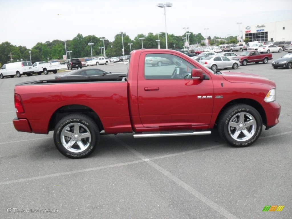 Inferno Red Crystal Pearl 2010 Dodge Ram 1500 Sport Regular Cab 4x4 Exterior Photo #50652858
