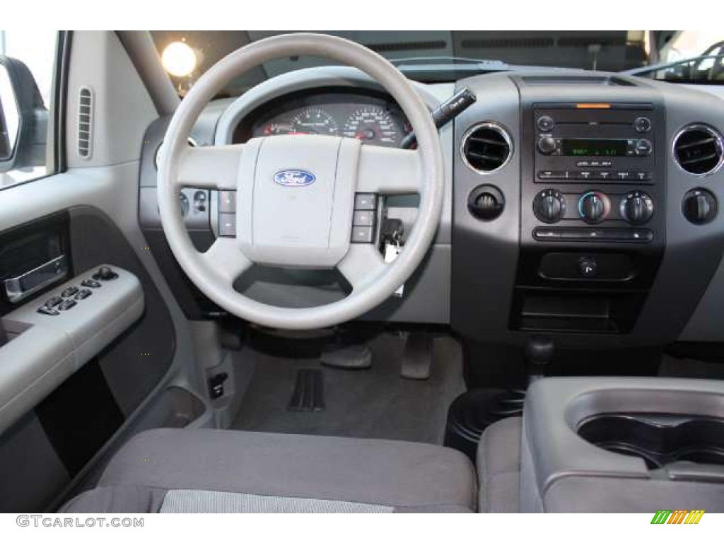 2005 F150 XLT SuperCab 4x4 - Dark Stone Metallic / Tan photo #11