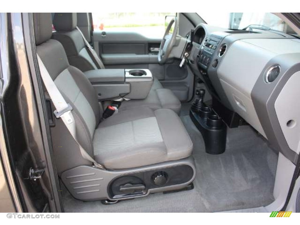 2005 F150 XLT SuperCab 4x4 - Dark Stone Metallic / Tan photo #15