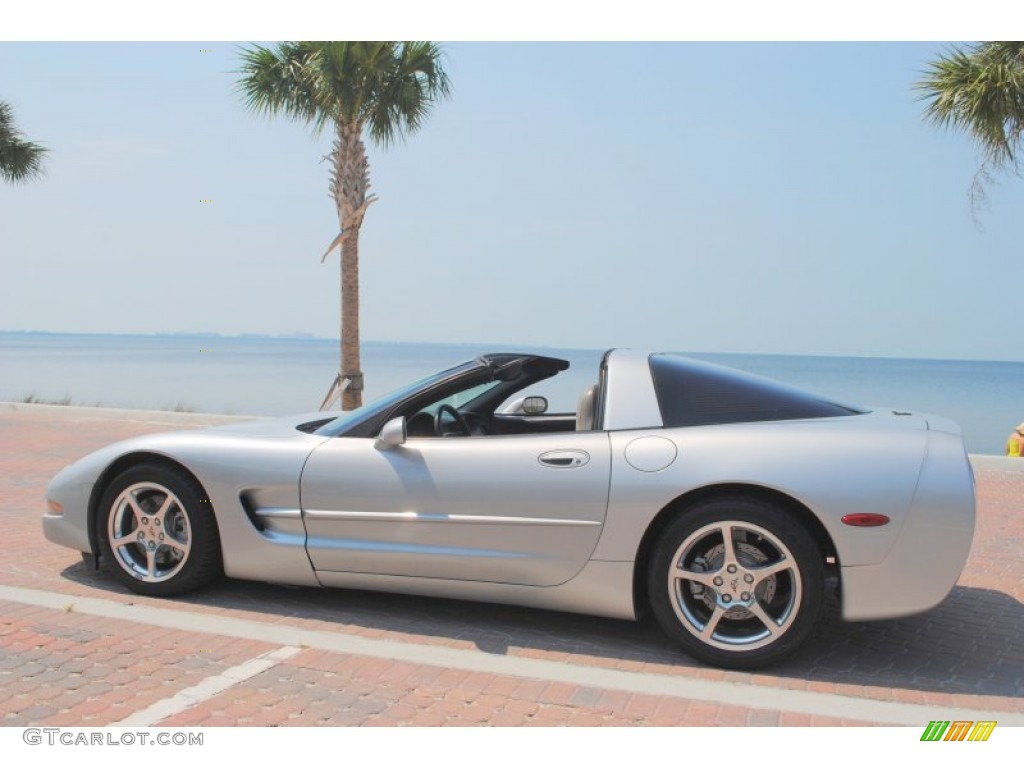 Sebring Silver Metallic 1998 Chevrolet Corvette Coupe Exterior Photo #50655292