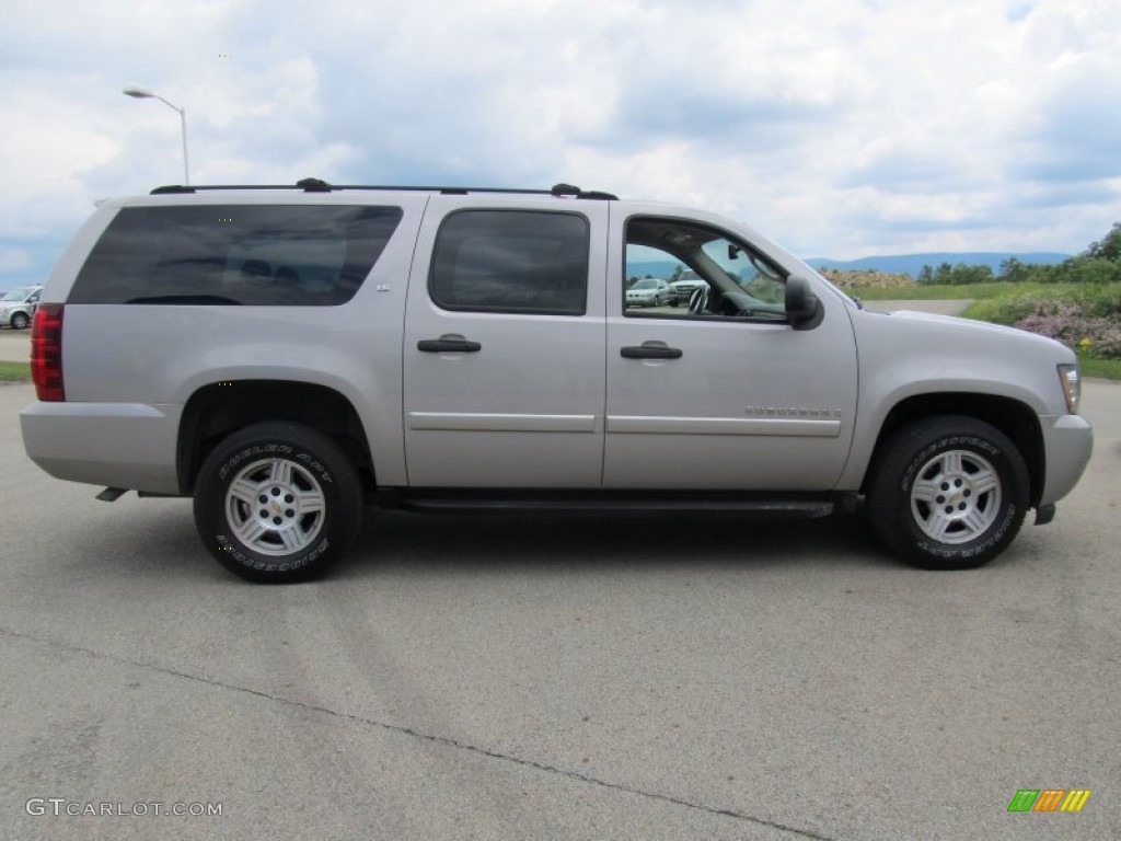 Silver Birch Metallic 2007 Chevrolet Suburban 1500 LS 4x4 Exterior Photo #50655565