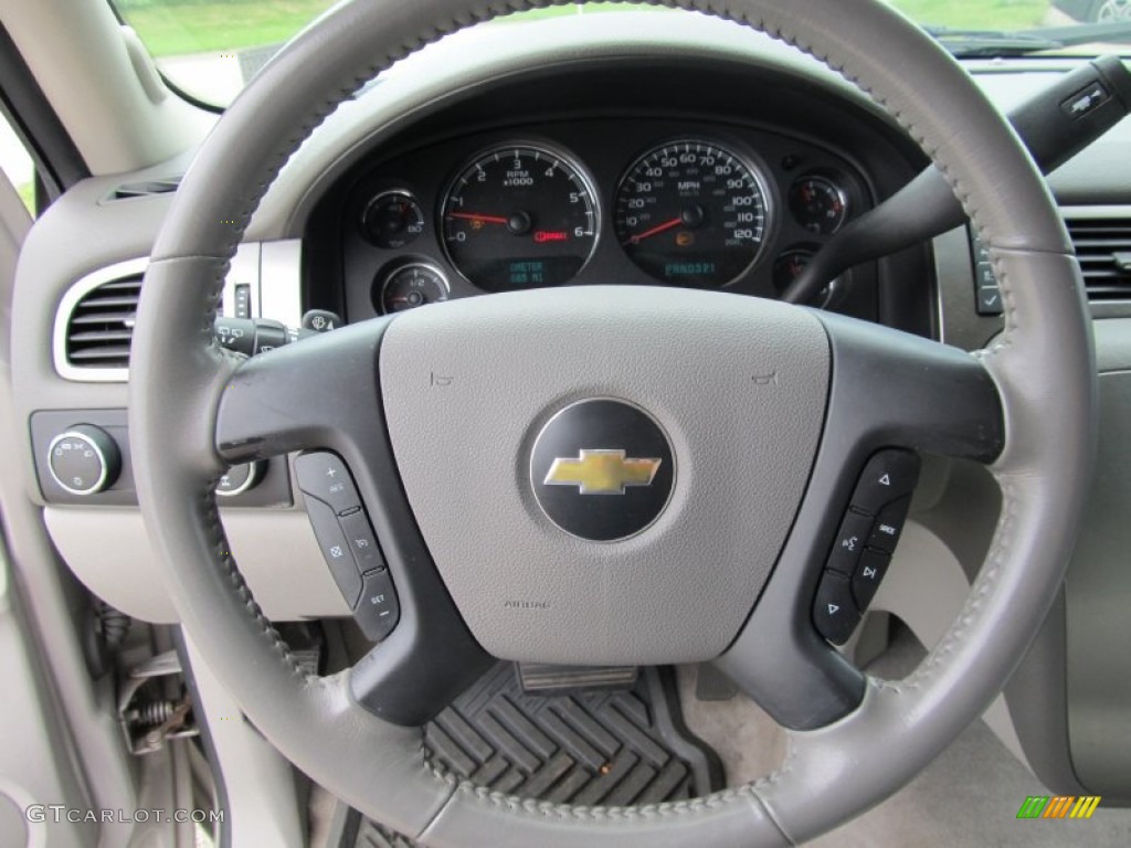 2007 Chevrolet Suburban 1500 LS 4x4 Light Titanium/Dark Titanium Steering Wheel Photo #50655700