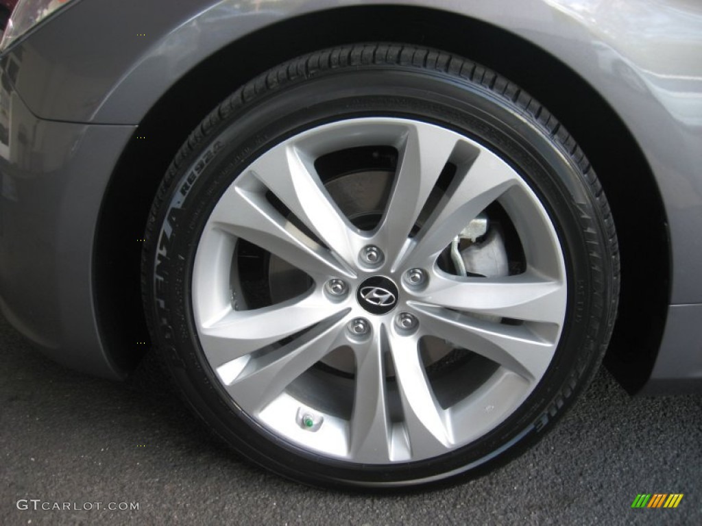 2011 Hyundai Genesis Coupe 3.8 Grand Touring Wheel Photo #50655736