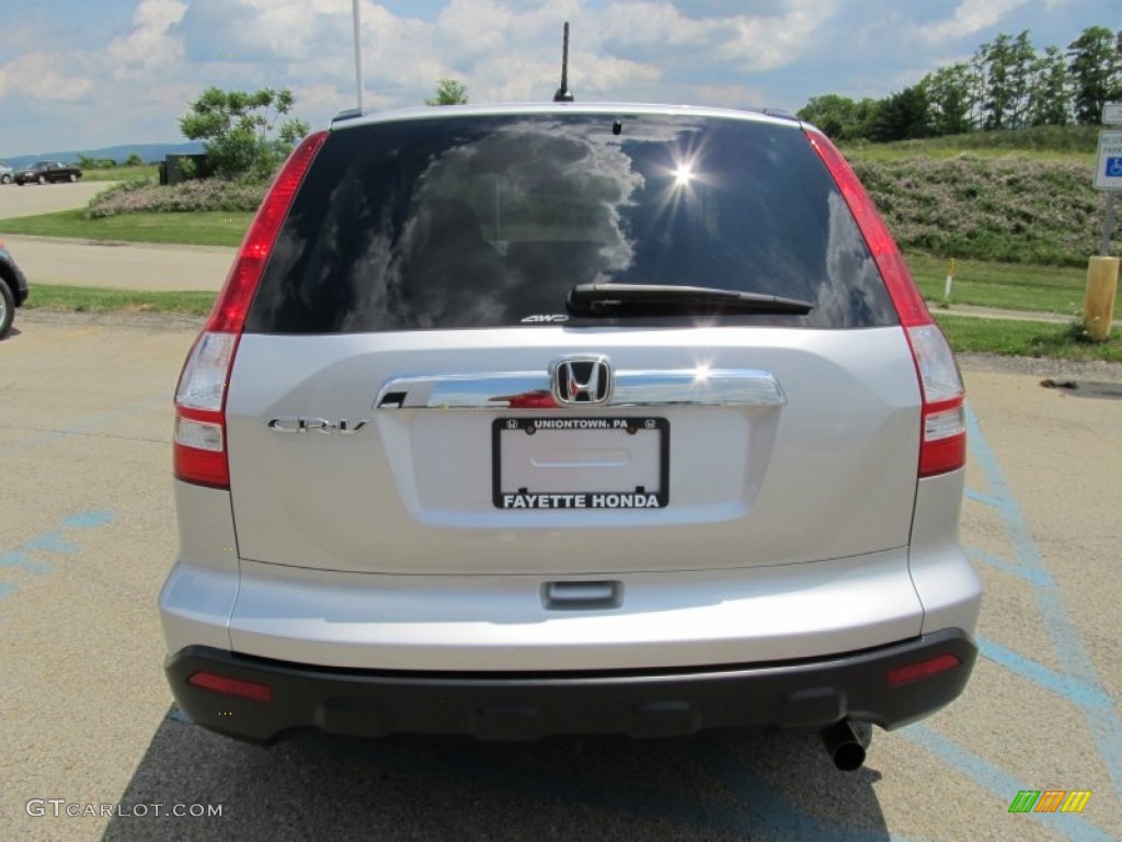 2009 CR-V EX 4WD - Alabaster Silver Metallic / Gray photo #3