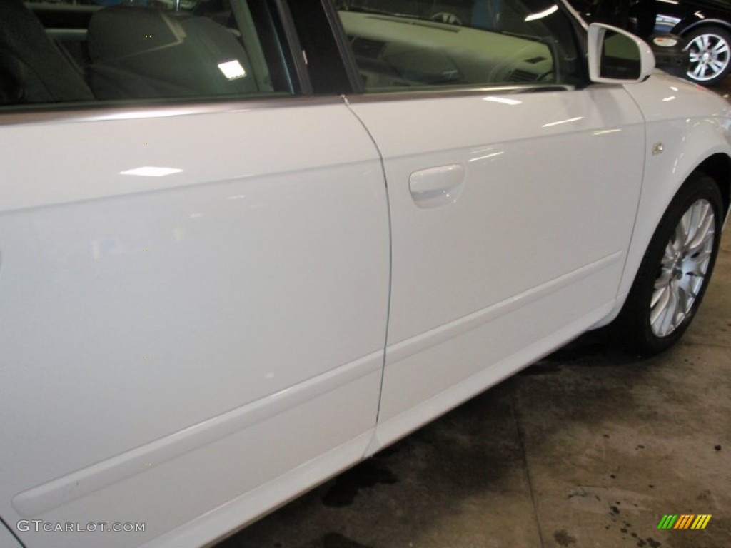 2008 A4 2.0T quattro Sedan - Ibis White / Beige photo #10
