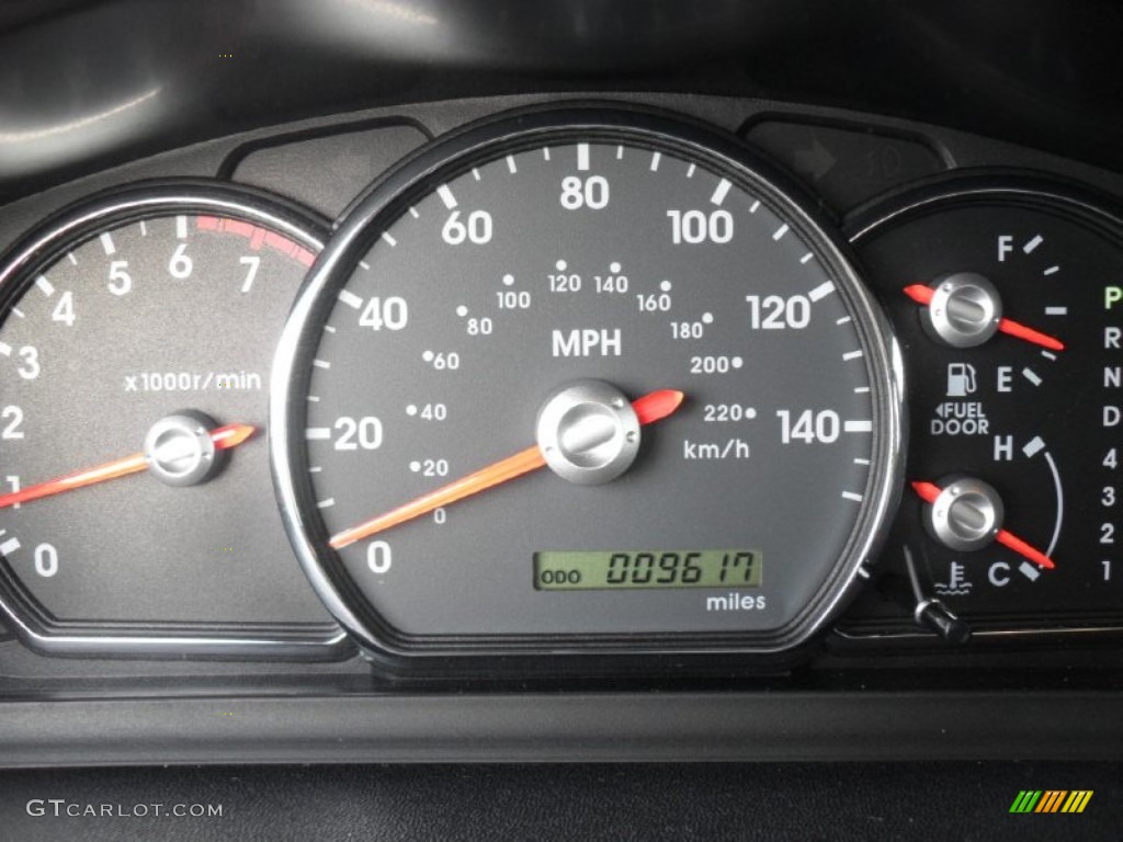 2010 Mitsubishi Endeavor SE AWD Gauges Photo #50657261