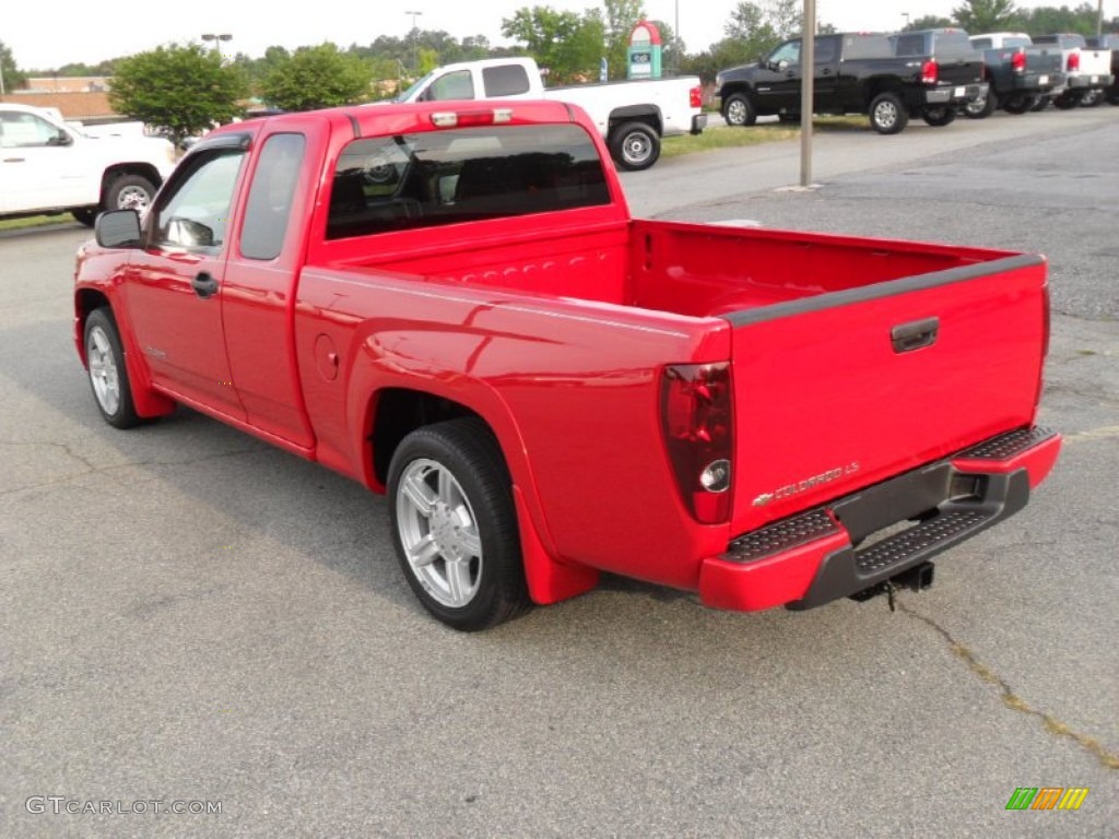 Victory Red 2005 Chevrolet Colorado LS Extended Cab Exterior Photo #50657471
