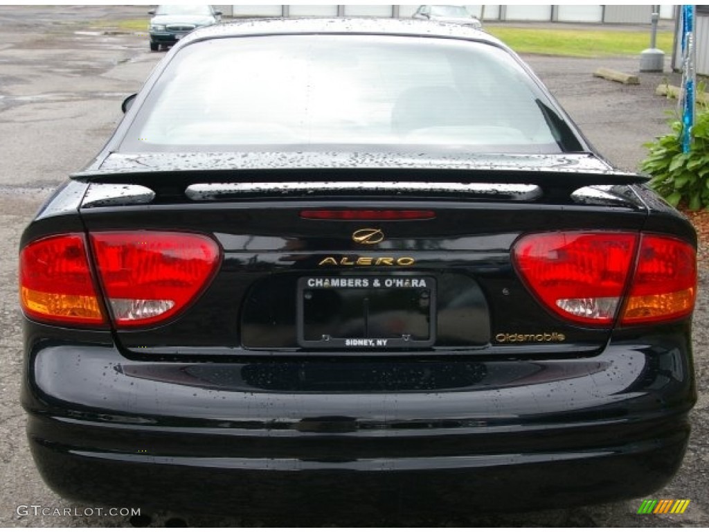 2001 Alero GLS Coupe - Onyx Black / Neutral photo #9
