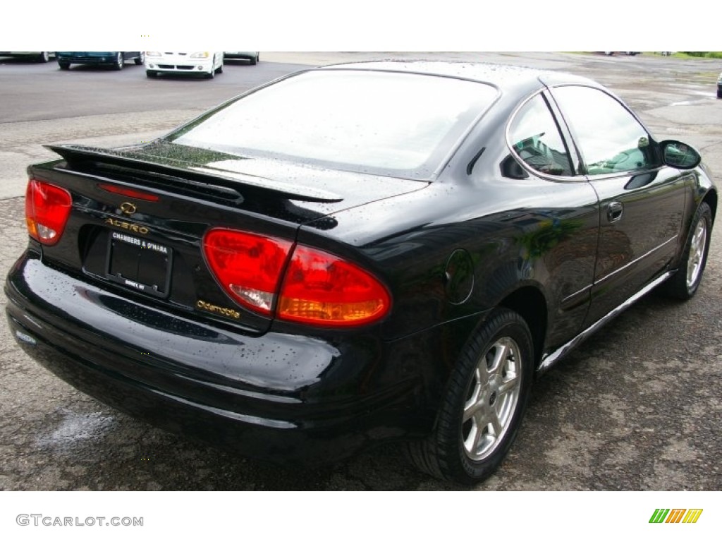 2001 Alero GLS Coupe - Onyx Black / Neutral photo #10