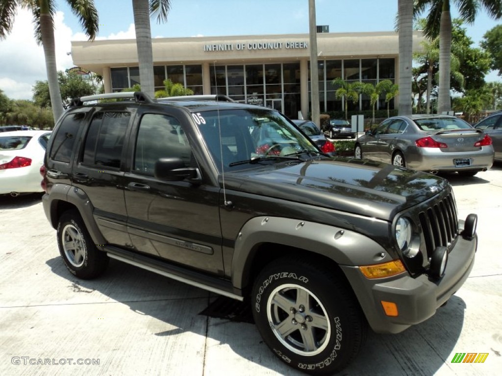 2005 Liberty Renegade 4x4 - Dark Khaki Pearl / Dark Khaki/Light Graystone photo #1