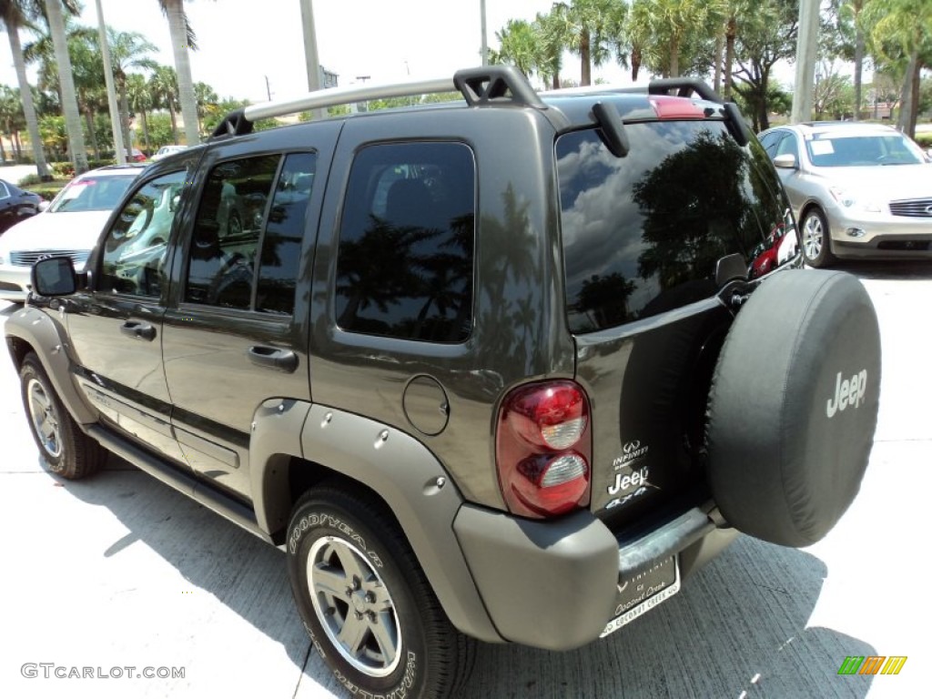 2005 Liberty Renegade 4x4 - Dark Khaki Pearl / Dark Khaki/Light Graystone photo #9