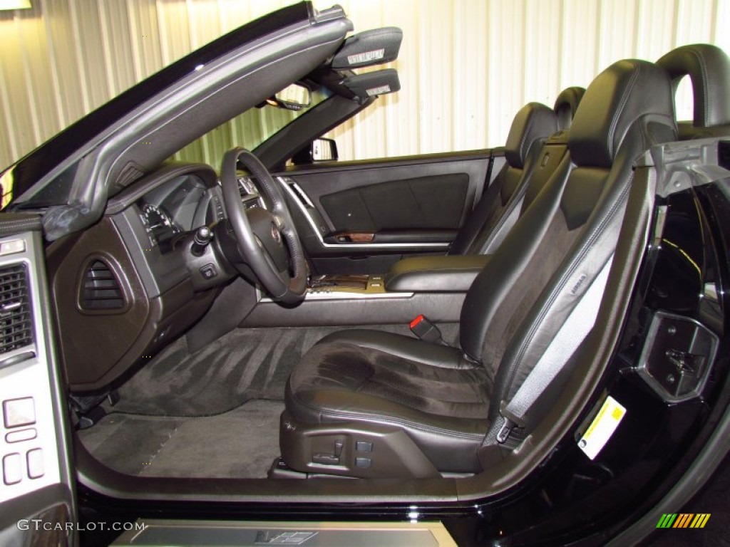 Ebony Interior 2007 Cadillac XLR -V Series Roadster Photo #50658105
