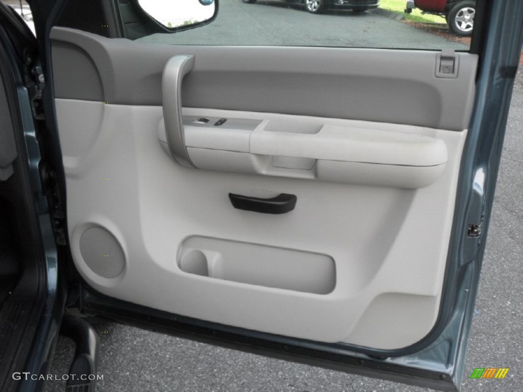 2009 Chevrolet Silverado 1500 LS Regular Cab 4x4 Dark Titanium Door Panel Photo #50658293