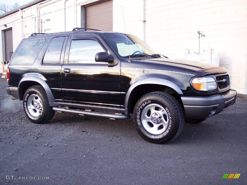 1999 Explorer Sport 4x4 - Black Clearcoat / Dark Graphite photo #2