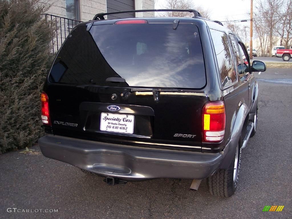 1999 Explorer Sport 4x4 - Black Clearcoat / Dark Graphite photo #10