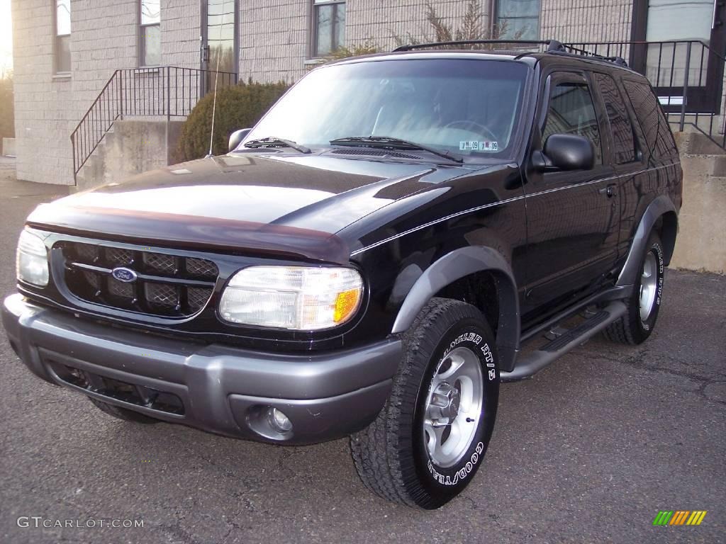 1999 Explorer Sport 4x4 - Black Clearcoat / Dark Graphite photo #11