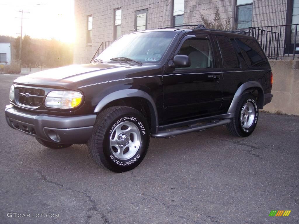 1999 Explorer Sport 4x4 - Black Clearcoat / Dark Graphite photo #14