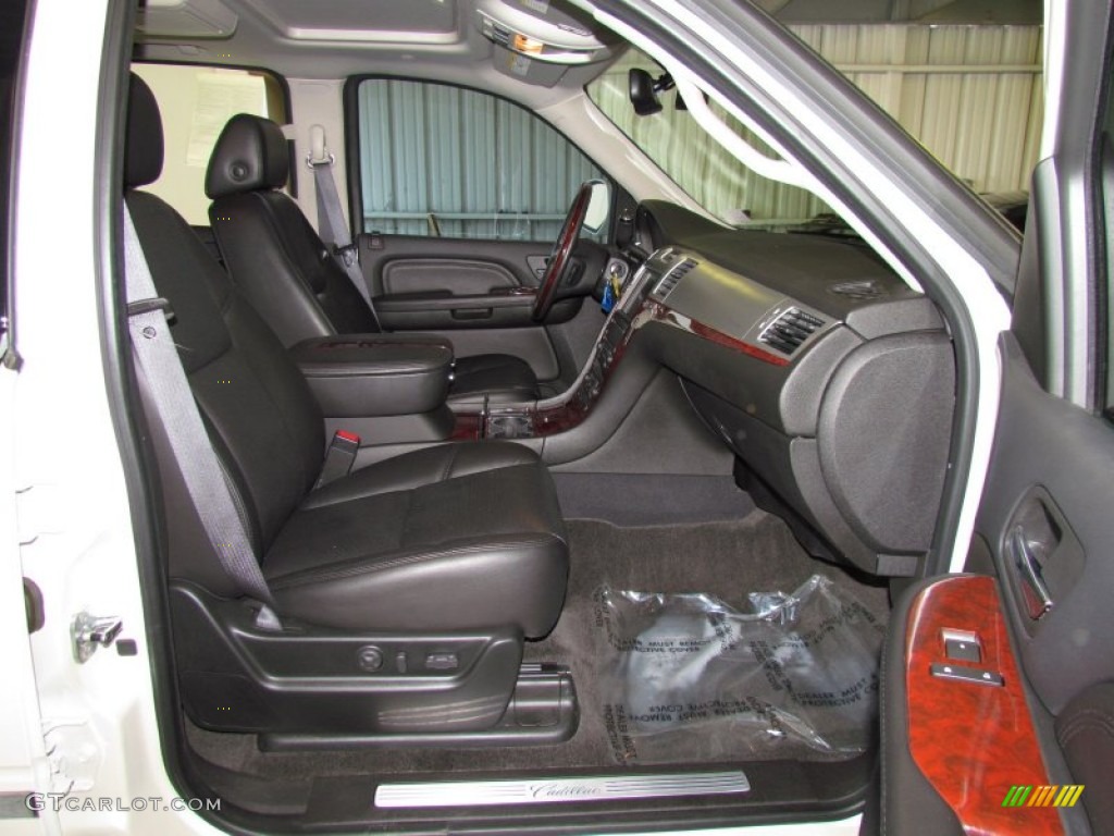 Ebony Interior 2008 Cadillac Escalade ESV Photo #50659425