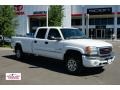 2005 Summit White GMC Sierra 2500HD SLT Crew Cab 4x4  photo #1